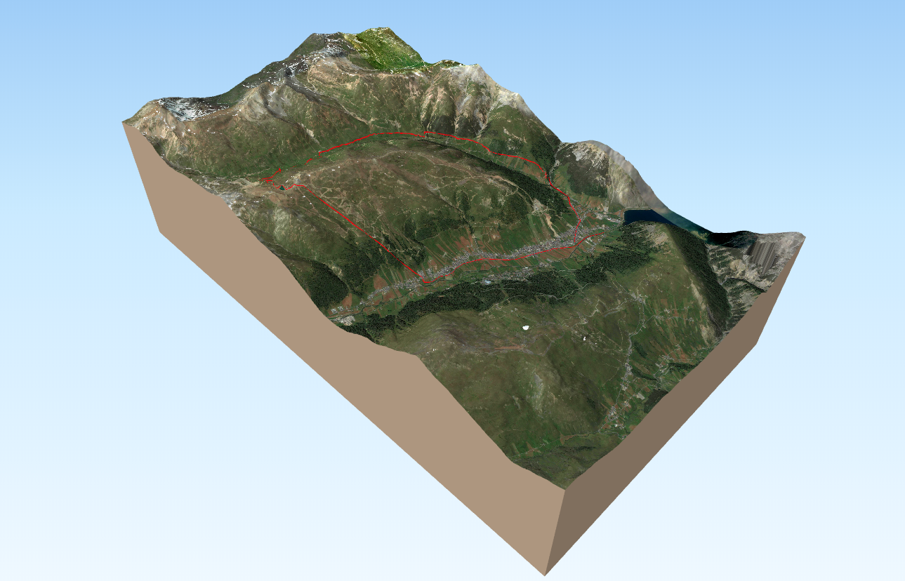 mappe 3d online ruota e zoom