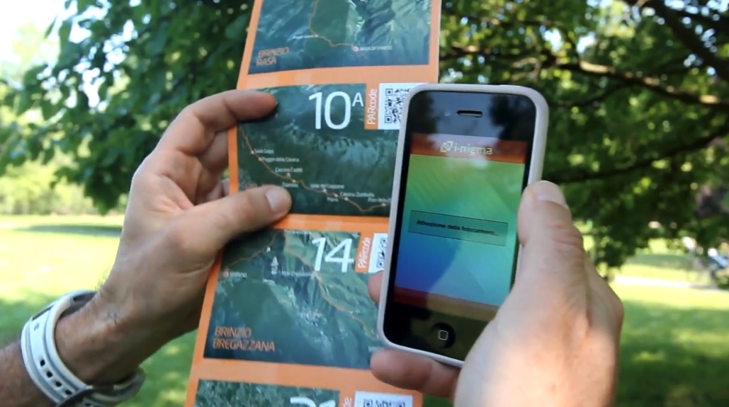 Maps with qrcode and dynamic contents